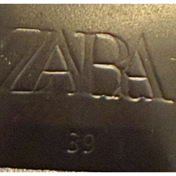 NEW ZARA BLACK BROWN LEATHER SUEDE COWBOY BOOTS SZ 39 8 8.5 - Picture 13 of 16